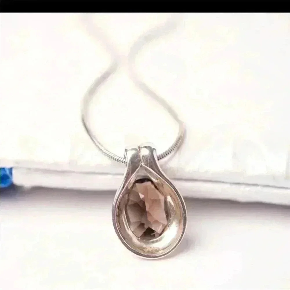 Paolo Romeo Pendant on 12.43 G Sterling Silver Omega Chain GORGEOUS - Picture 10 of 16